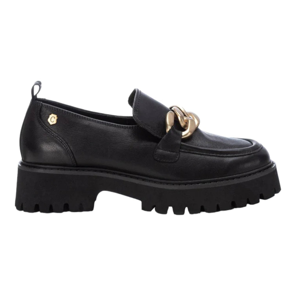 CARMELA ZAPATO BLQUE CADENA NEGRO - Lokura calzados